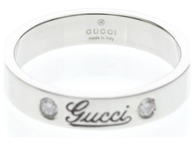 Gucci Icon Print Ring mit Diamanten Silber - Ansicht 5