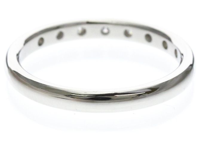 Tiffany & Co Tiffany Stacking Band Ring mit Diamanten Silber - Ansicht 3
