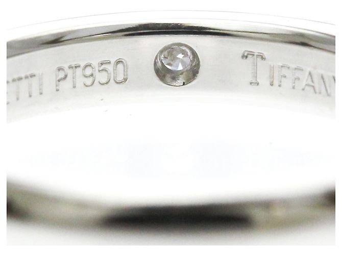 Tiffany & Co Bague Tiffany Stacking Band 1P Diamond Argenté - vue 8