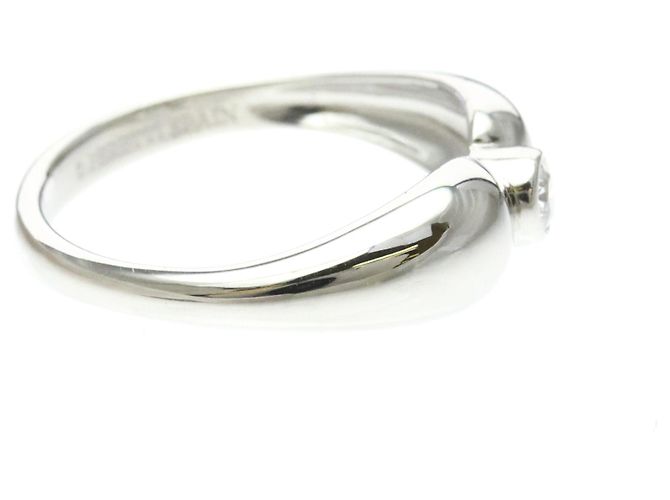 Tiffany & Co Tiffany Double Teardrop Ring aus Platin Silber - Ansicht 4