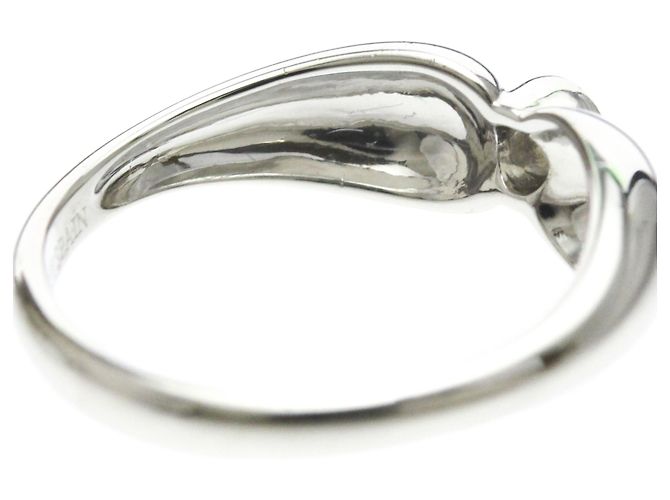 Tiffany & Co Tiffany Double Teardrop Ring aus Platin Silber - Ansicht 7