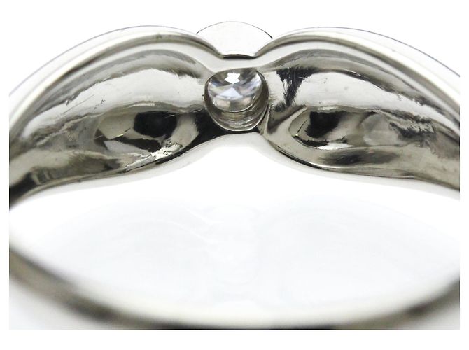 Tiffany & Co Tiffany Double Teardrop Ring aus Platin Silber - Ansicht 9