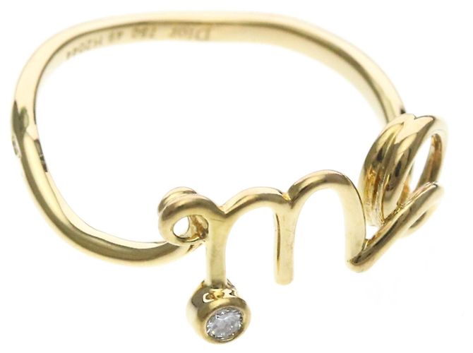 Anello Christian Dior Dior Amour in Oro Giallo D'oro - vista 11