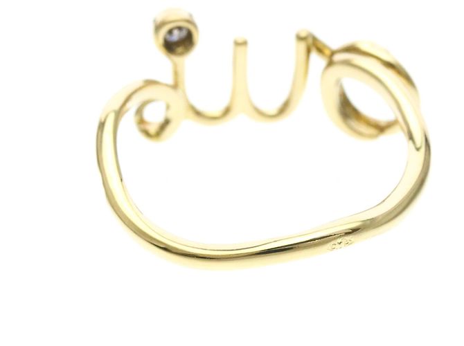 Anello Christian Dior Dior Amour in Oro Giallo D'oro - vista 3