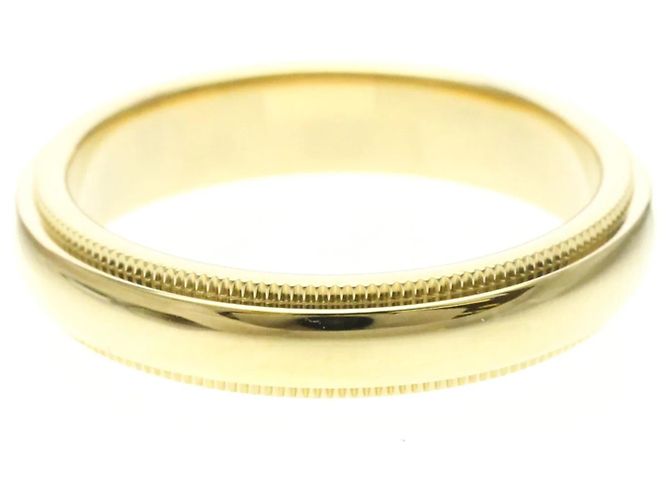 Tiffany & Co Tiffany Milgrain Band Ring in Gelbgold Golden - Ansicht 3