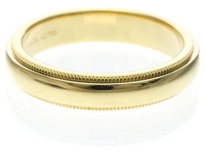 Tiffany & Co Tiffany Milgrain Band Ring in Gelbgold Golden - Ansicht 4