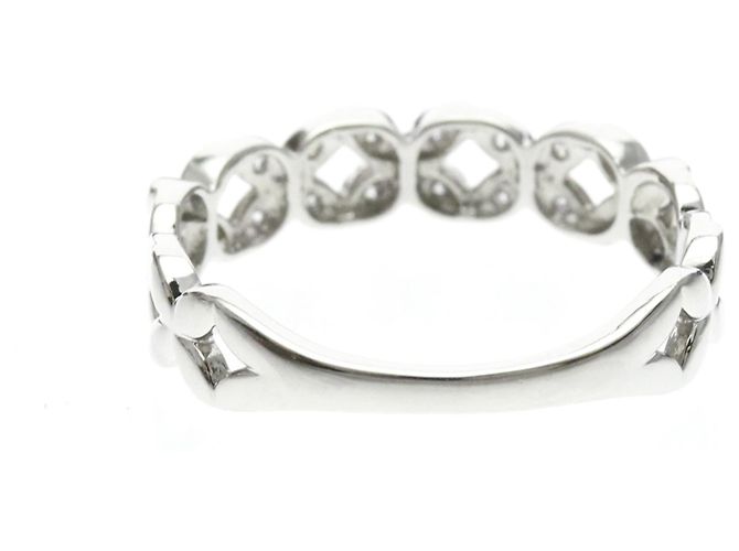 Autre Marque Vendome Aoyama Ring mit Diamantblumenmotiv Silber - Ansicht 3