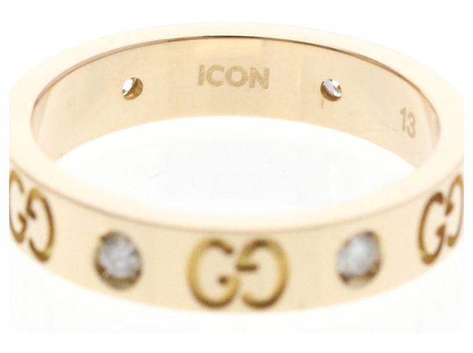 Anello Gucci Icon Diamante in Oro Rosa (18K) D'oro - vista 7