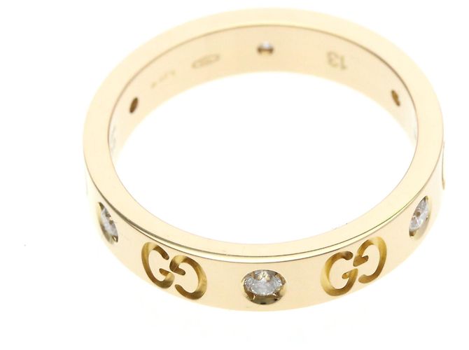 Anello Gucci Icon Diamante in Oro Rosa (18K) D'oro - vista 9