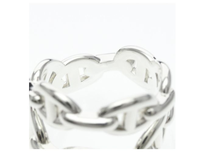 Hermès Hermes Chaine d'Ancre Enchainée Double Ring Argento - vista 5