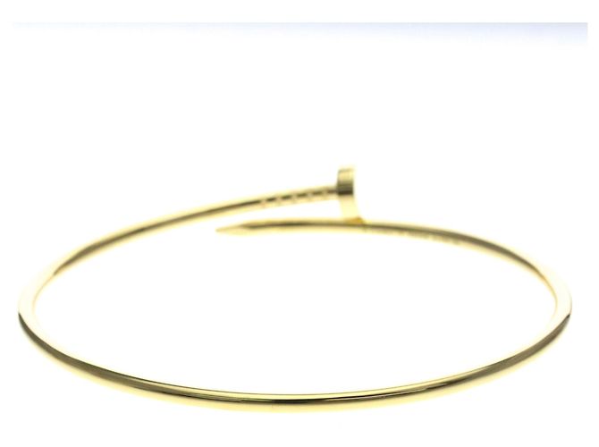 Bracciale Cartier Juste Un Clou SM in oro giallo 18K D'oro - vista 3