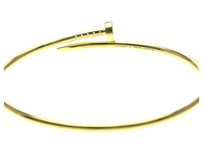 Bracciale Cartier Juste Un Clou SM in oro giallo 18K D'oro - vista 8