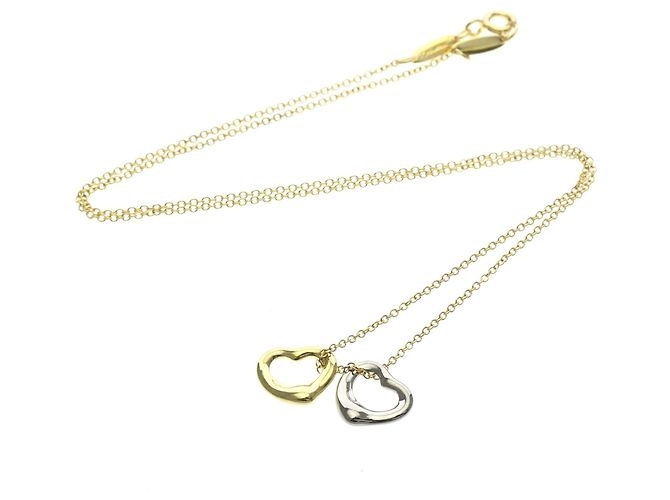Tiffany & Co Collana Tiffany Open Heart Double Argento D'oro - vista 15