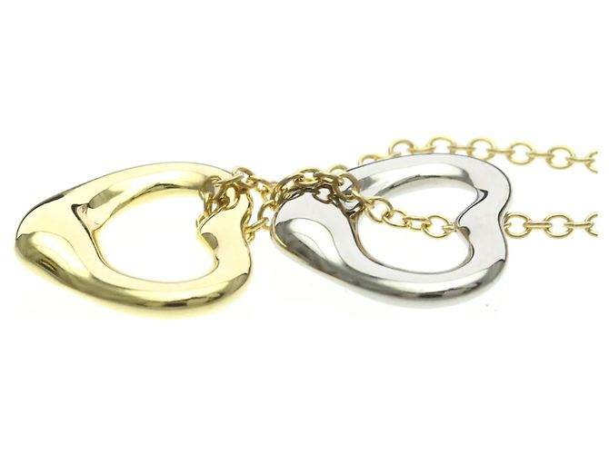 Tiffany & Co Collana Tiffany Open Heart Double Argento D'oro - vista 3