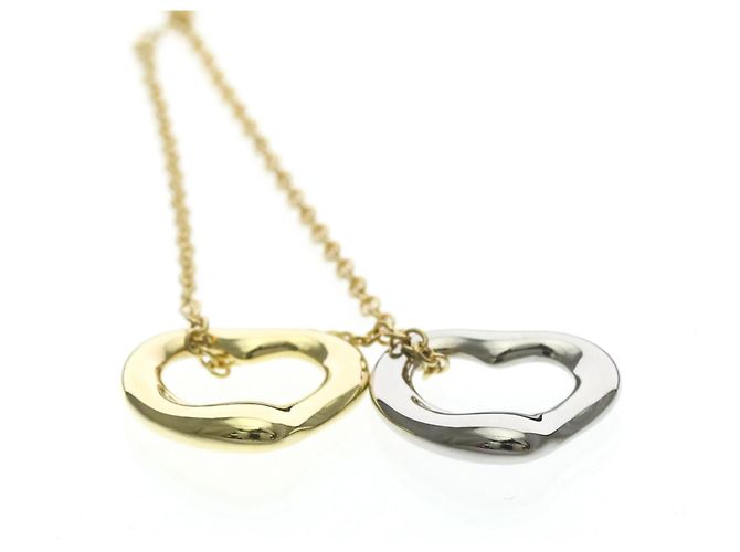 Tiffany & Co Collana Tiffany Open Heart Double Argento D'oro - vista 4