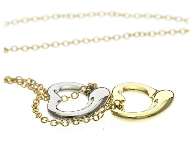Tiffany & Co Collana Tiffany Open Heart Double Argento D'oro - vista 5