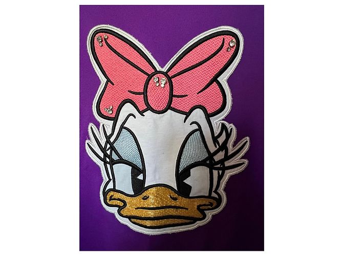 Abito Pinko Viola Daisy Duck Porpora - vista 4