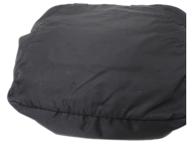 Tote Borsa a mano Prada in nylon nero - vista 9