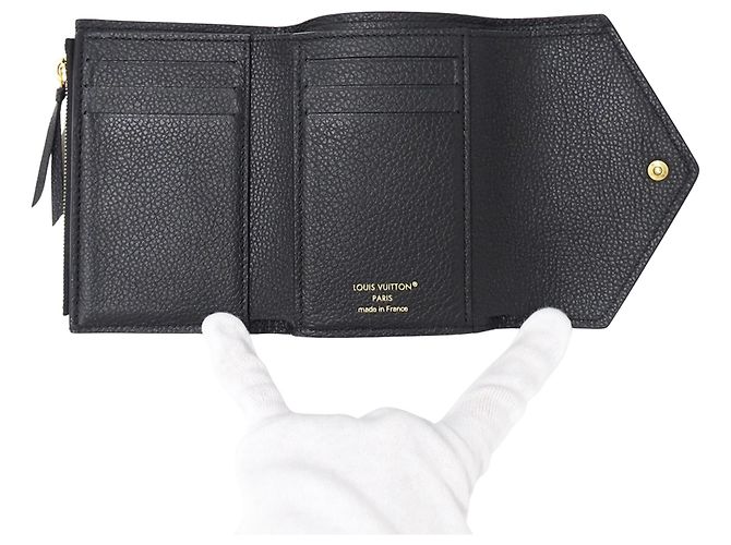 Cartera Tri-fold Louis Vuitton Monogram Empreinte Negro Monograma - vista 4