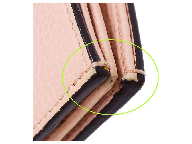 Portafoglio Gucci bi-fold in pelle rosa - vista 10
