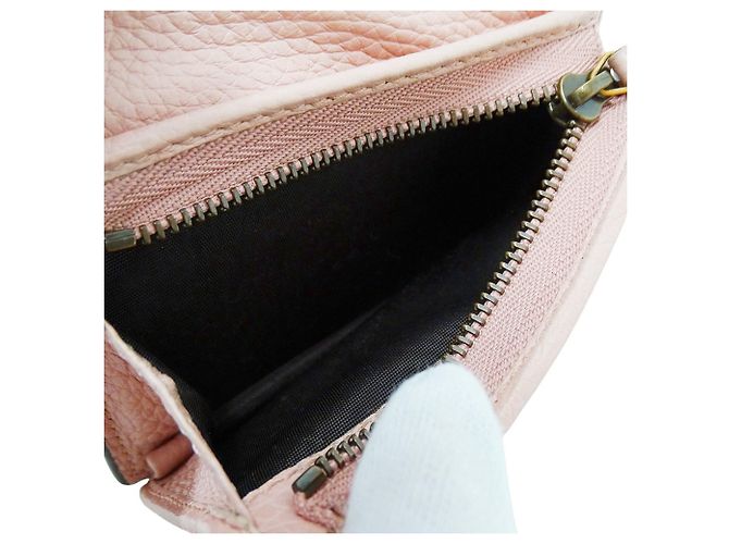 Portafoglio Gucci bi-fold in pelle rosa - vista 8