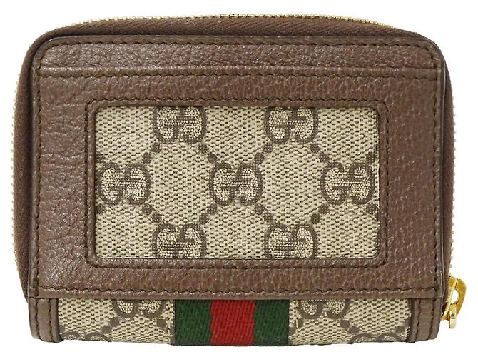 Monedero Gucci Ophidia GG Supreme Castaño - vista 2