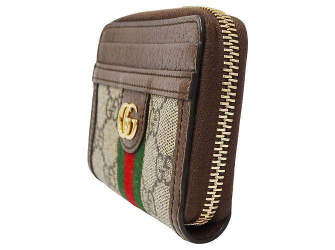 Monedero Gucci Ophidia GG Supreme Castaño - vista 4
