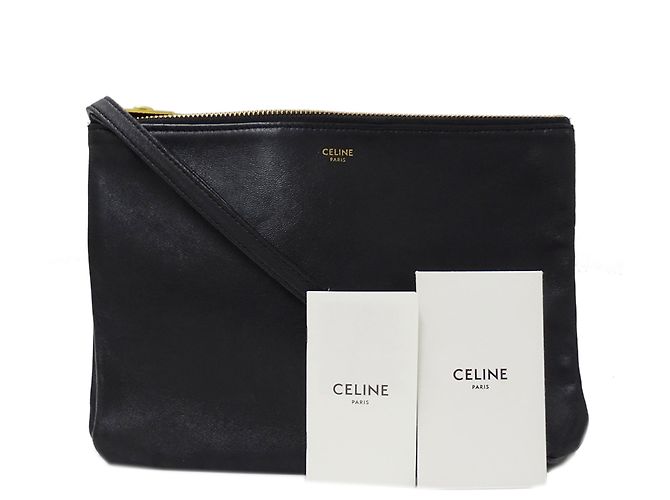 Céline Borsa a tracolla Celine CELINE - Trio Large Nero - vista 8