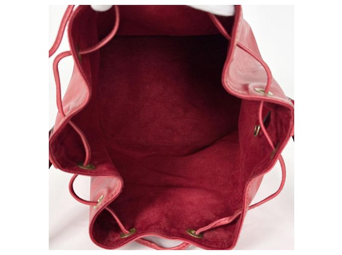 Noe Borsa a tracolla Louis Vuitton Petit Noé Rosso - vista 9