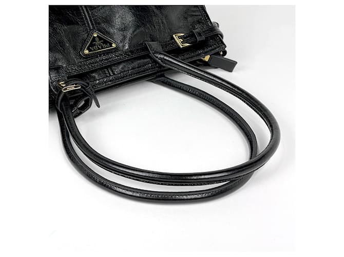 Borsa a mano Prada Bonnie Medium Nero - vista 5