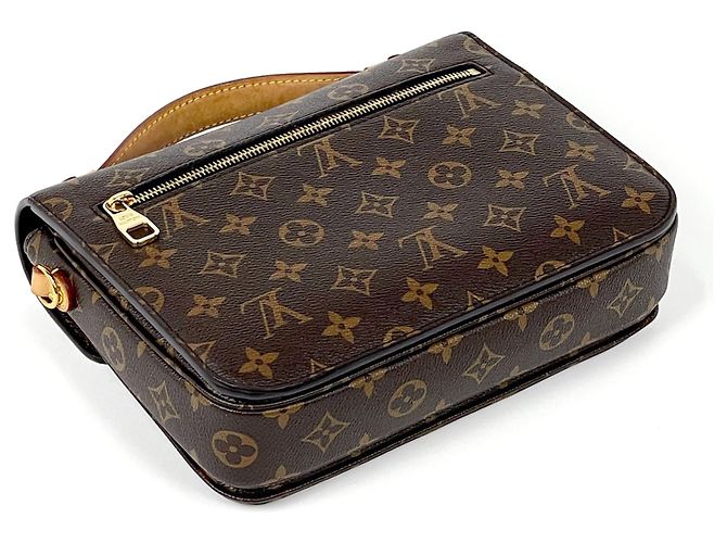 Louis Vuitton Pochette Metis 2-Way Handbag Brown - view 2
