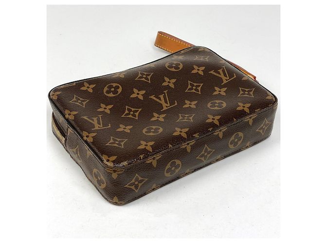 Louis Vuitton Monogram Soft Trunk Pochette Marrone - vista 2