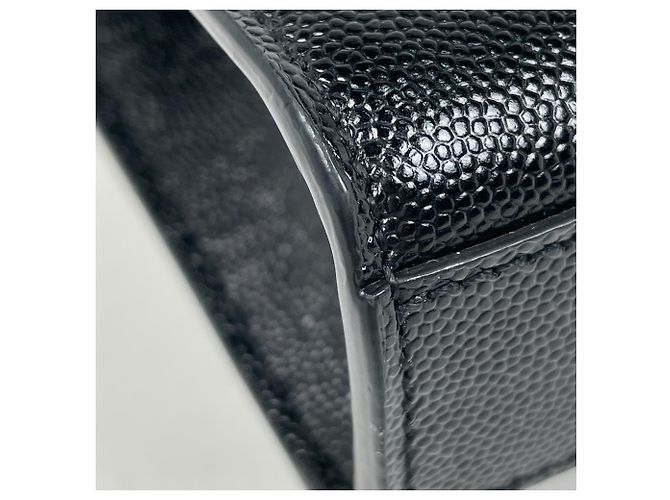 Bolso de hombro con cadena Saint Laurent Kate Monogram Negro - vista 3