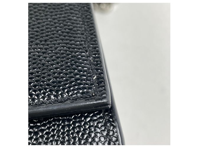 Bolso de hombro con cadena Saint Laurent Kate Monogram Negro - vista 5