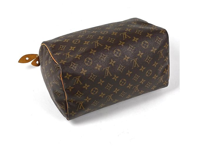 Borsa Boston Louis Vuitton Speedy 30 Marrone - vista 2