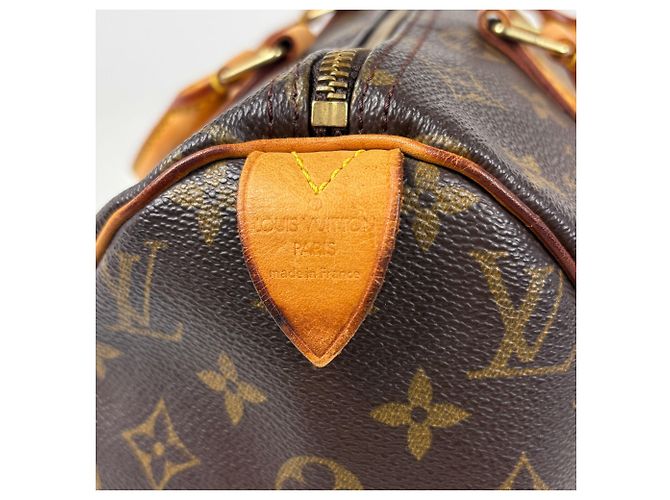 Borsa Boston Louis Vuitton Speedy 30 Marrone - vista 5