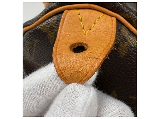Borsa Boston Louis Vuitton Speedy 30 Marrone - vista 6