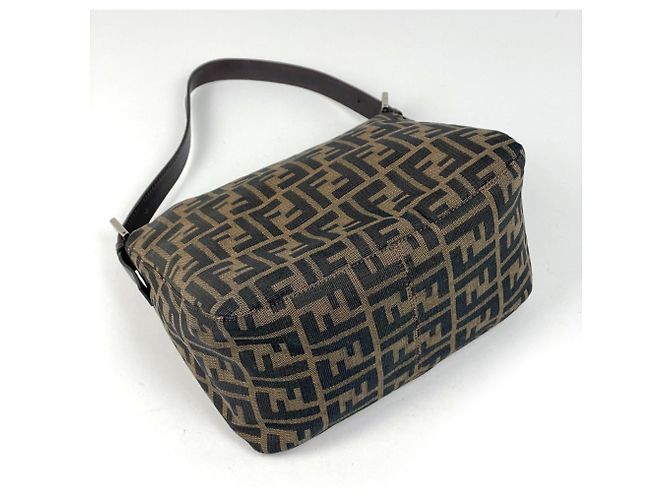 Borsa a tracolla Fendi Zucca Pattern Marrone - vista 2