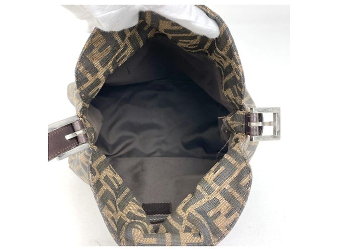 Borsa a tracolla Fendi Zucca Pattern Marrone - vista 9