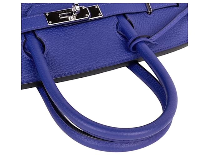Hermès Borsa Hermes Birkin 30 Blu - vista 10