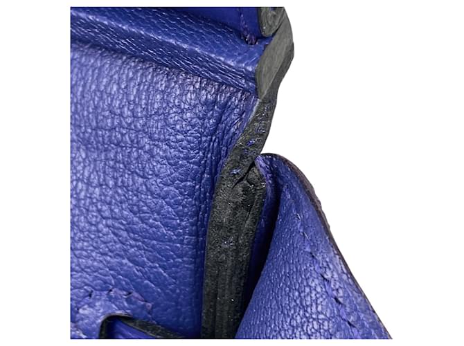 Hermès Borsa Hermes Birkin 30 Blu - vista 11