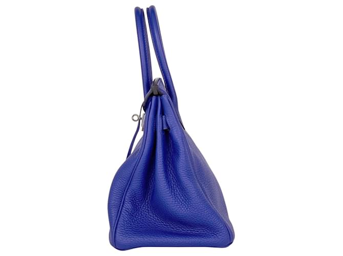 Hermès Borsa Hermes Birkin 30 Blu - vista 2