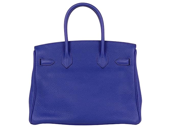 Hermès Borsa Hermes Birkin 30 Blu - vista 3
