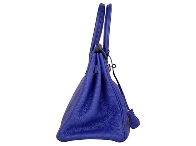 Hermès Borsa Hermes Birkin 30 Blu - vista 4