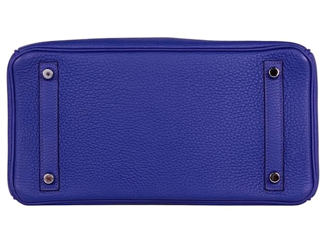 Hermès Borsa Hermes Birkin 30 Blu - vista 5