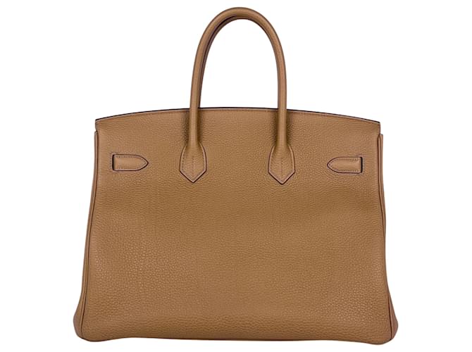 Hermès Borsa Hermes Birkin 35 Marrone - vista 3