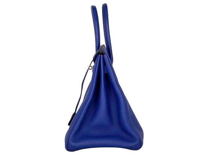 Hermès Borsa Hermes Birkin 35 in Blue Electric - vista 2
