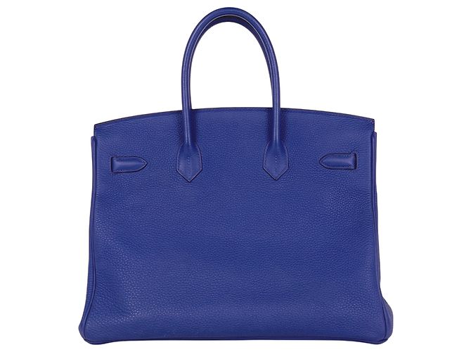 Hermès Borsa Hermes Birkin 35 in Blue Electric - vista 3