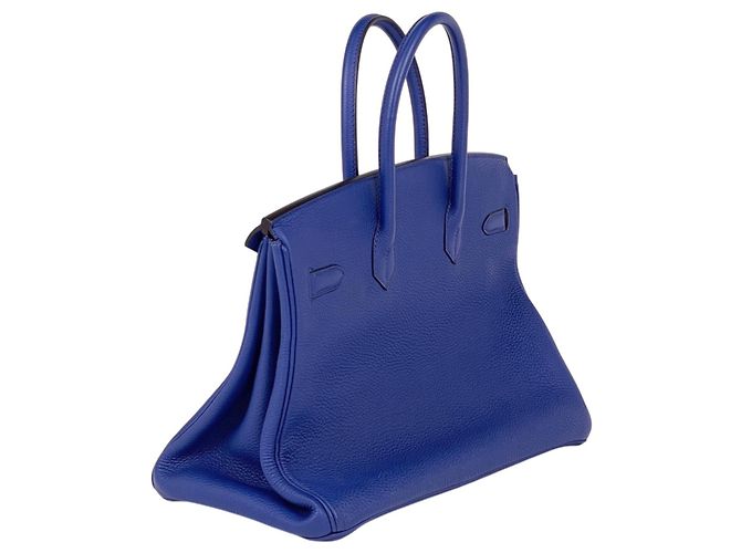 Hermès Borsa Hermes Birkin 35 in Blue Electric - vista 6