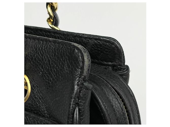Borsa Tote Chanel Triple Coco Mark Nero - vista 5